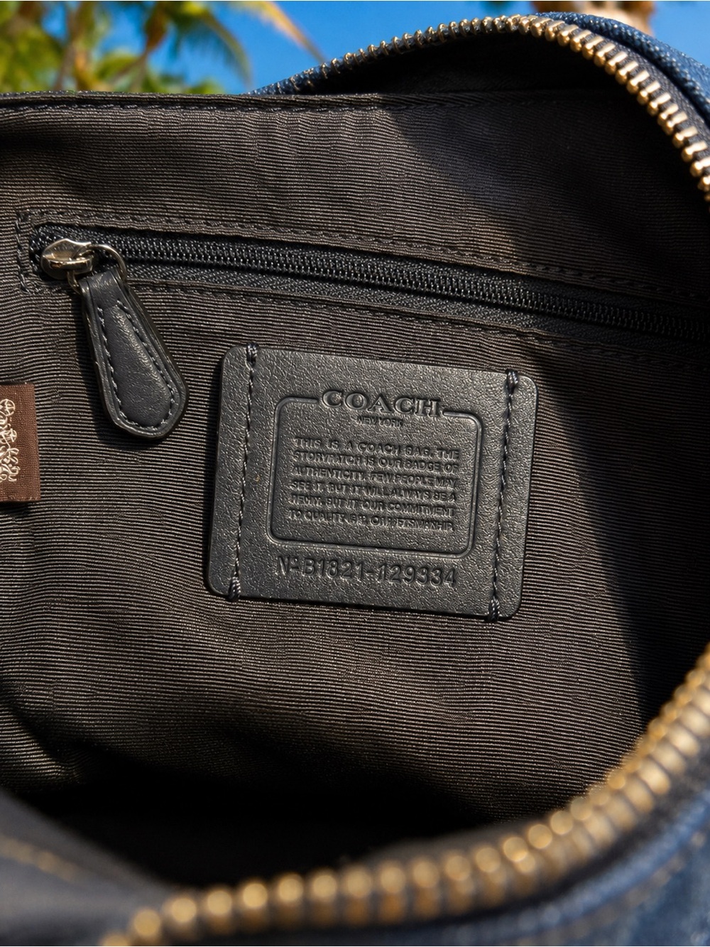 Coach Charlie Mini Backpack with Blue Hawaii Patches - Picture 3 of 6